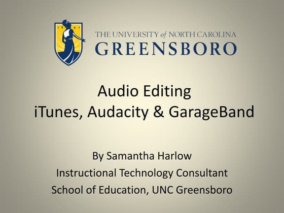 How To Use Audacity Guide Handout | PPT