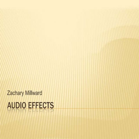 Effects presentation | PPTX