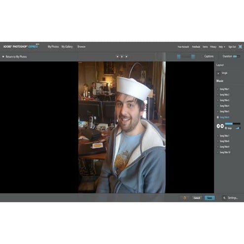 Audio Feature Mockup