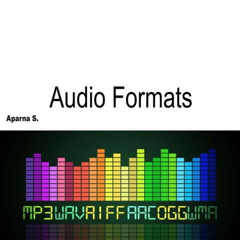 Audio format ict