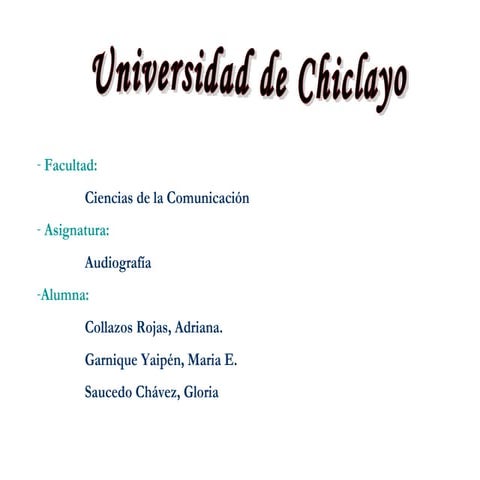 Audiografia Analizisav