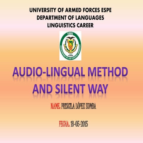 Audio lingual method Silent Way
