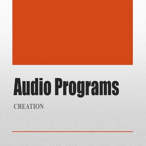 AUDIO BOOK