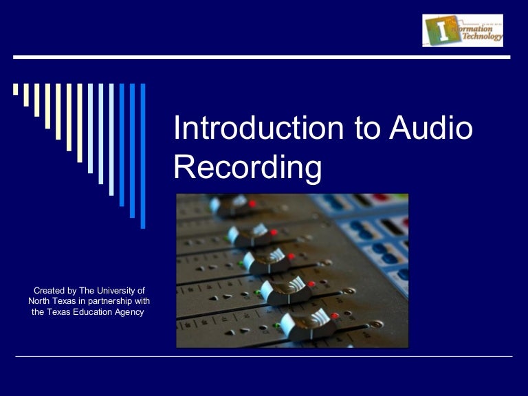 Audio Recording