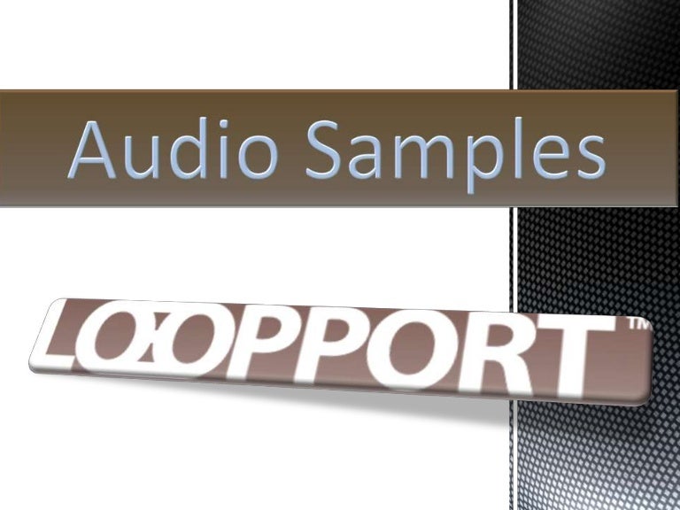 Audio samples