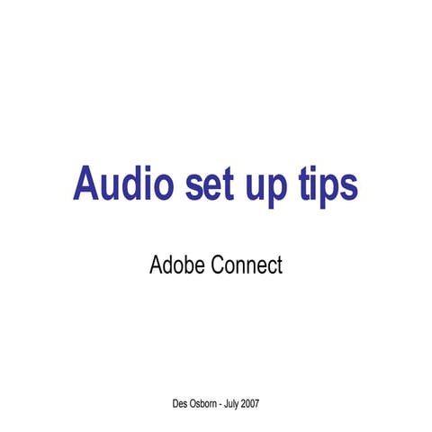 Audio+Set+Up+Tips