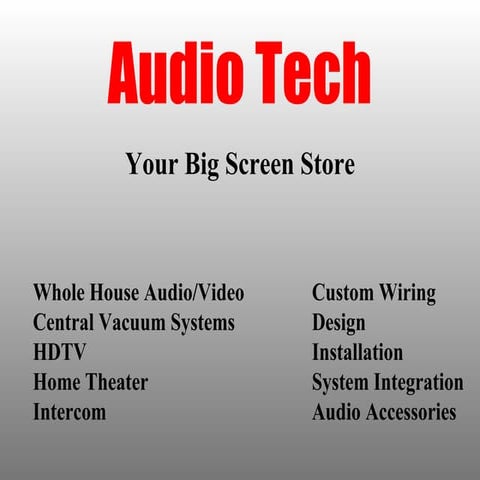 Audio Tech Powerpoint | ODP
