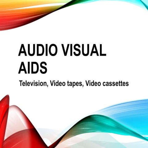 Audio visual aids ppt