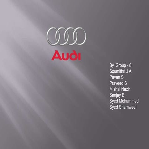 Audi power point presentation (2)