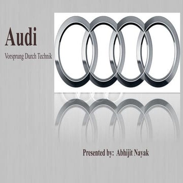 Audi presentation