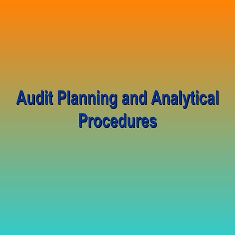Audit.planning