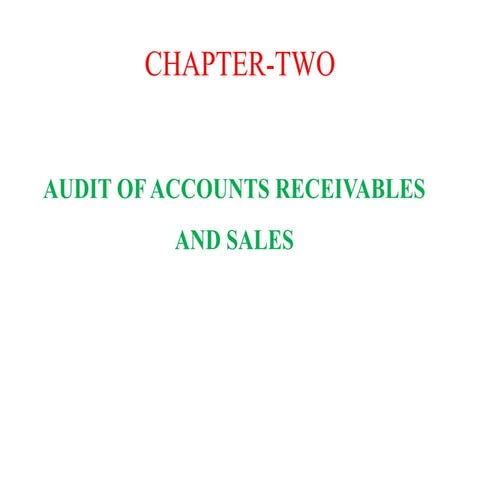 Audit 2 ch 2 AUDIT OF ACCOUNTS RECEIVABLES AND SALES.pptx