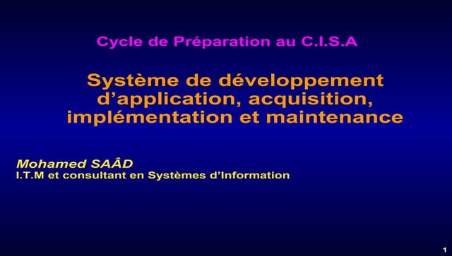 Audit des projets informatiques