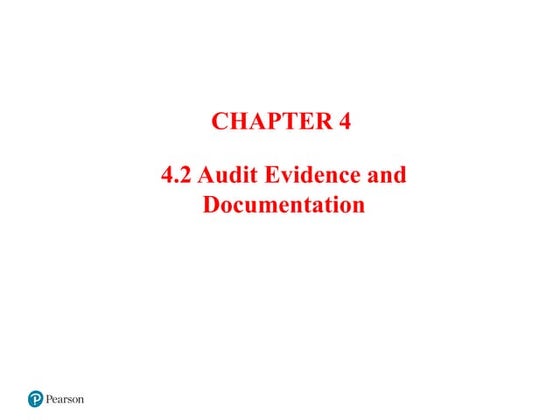 AUDIT EVIDENCE-SUBSTANTIVE TESTING.docx