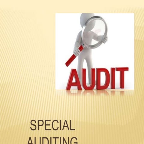 Special Auditing