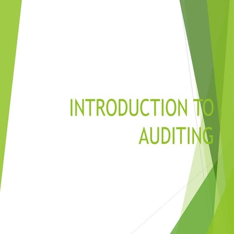 Auditing