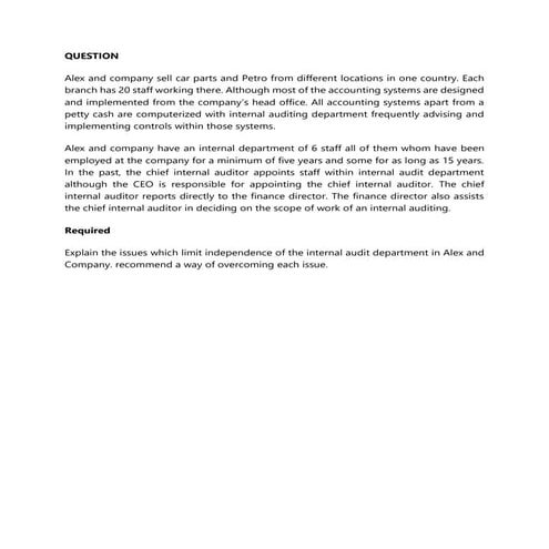 The changing role of internal audit | PDF