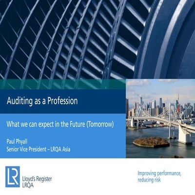 Auditing as a profession