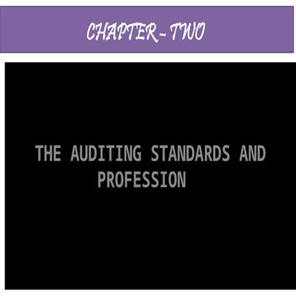 Audit Principles | PPTX