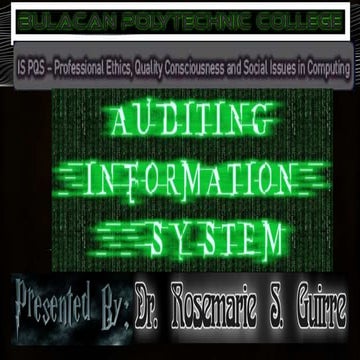 Auditing information System
