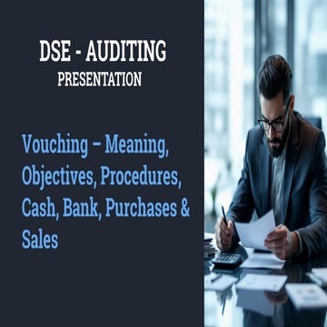 Discipline Specific Elective- Auditing Presentation