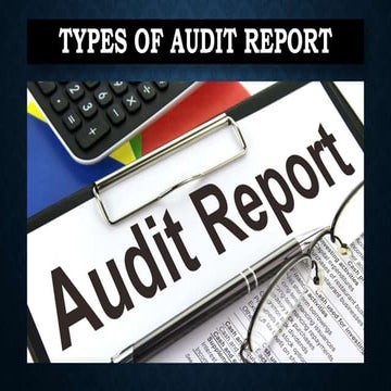 AUDIT REPORT [ AUDITING ]