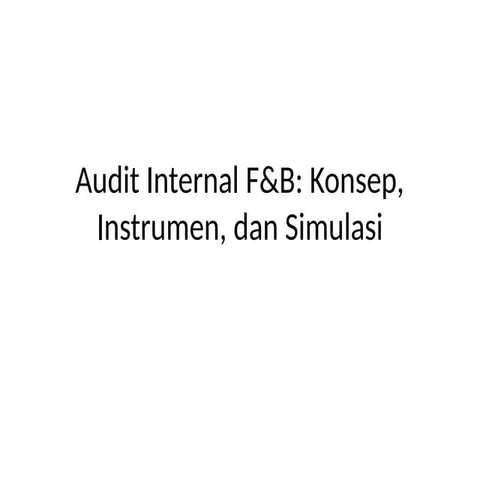 Audit_Internal_FnB_Lengkap untuk hospitality