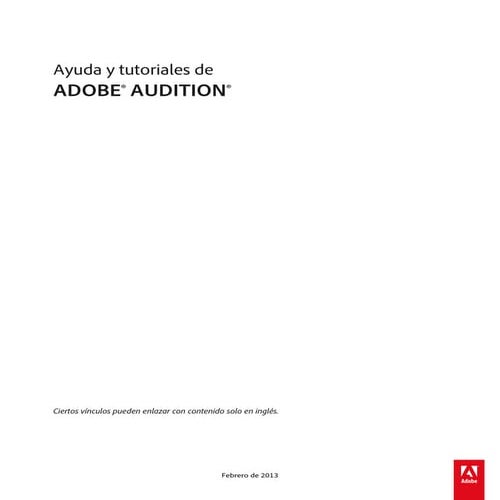 Audition reference | PDF