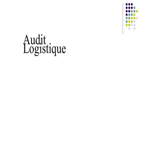 Audit logistique