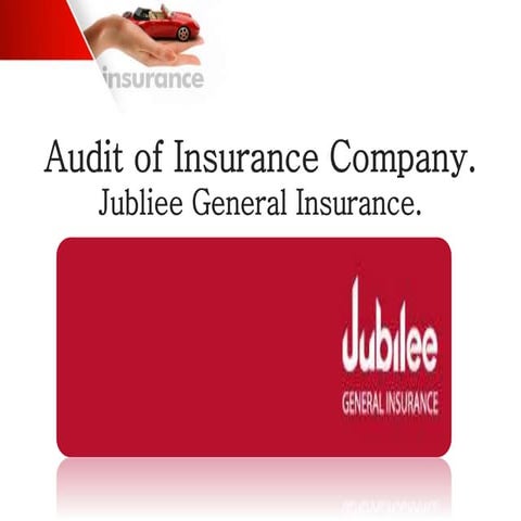 Audit of insurance companies