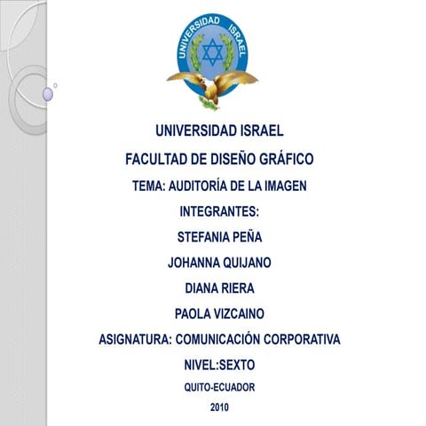 Auditoria de la imagen