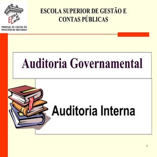 Auditoria governamental aula 1