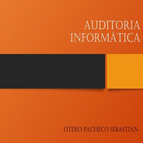 auditoria informatica control de la informatica