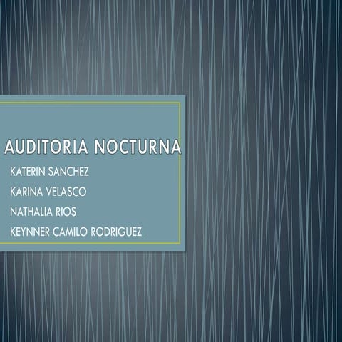 Auditoria nocturna