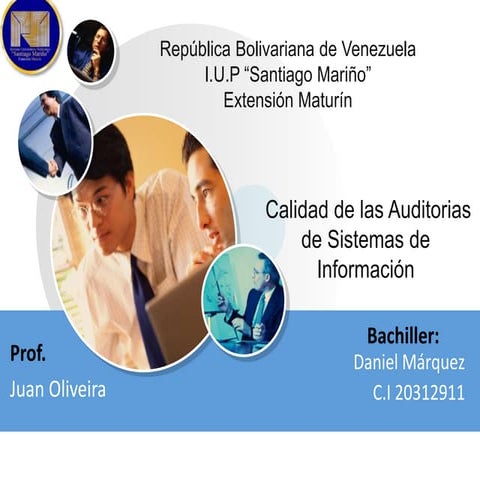 calidad de la auditorias de sistemas de información 