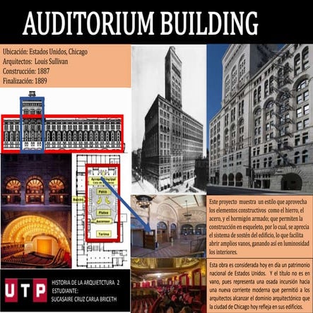 Auditorium building  historia de la arquitectura 2