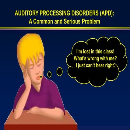 Auditory processing disorders 2