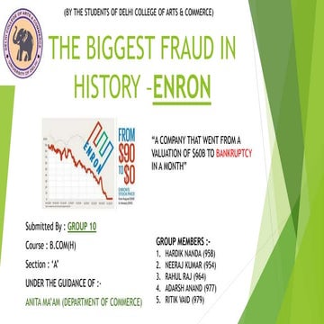 Audit ppt (enron)