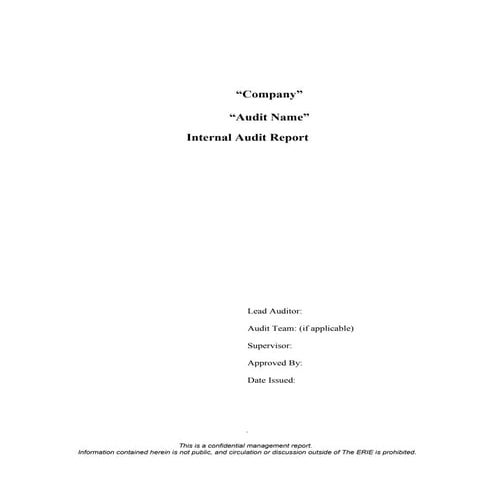 Audit questionnaire | DOC