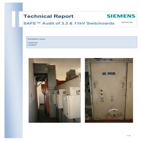 Example of Substation Maintenance & Assessment Audits for Training - Niels In...