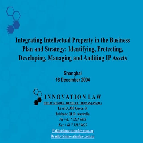 Intellectual Property Management | PPTX