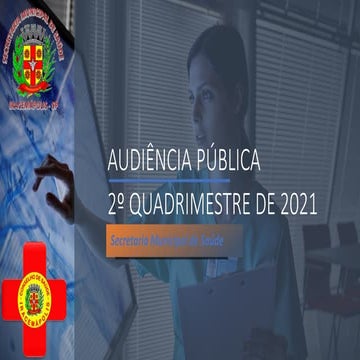 Audiência pública da saúde de Iracemápolis 2º quadrimestre de 2021