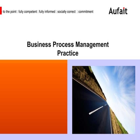 Aufait Technologies - Introduction to BPM