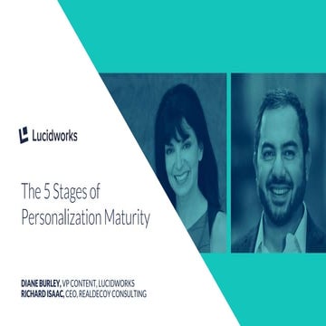Webinar: The 5 Stages of Personalization Maturity
