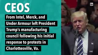 CEOs leave Trump's manufacturing council, Target's acquiring a transportation company, and more news.