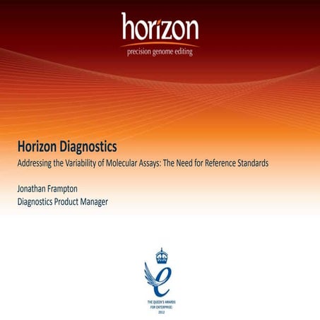 Aug2013 horizon dx engineered cell line reference materials