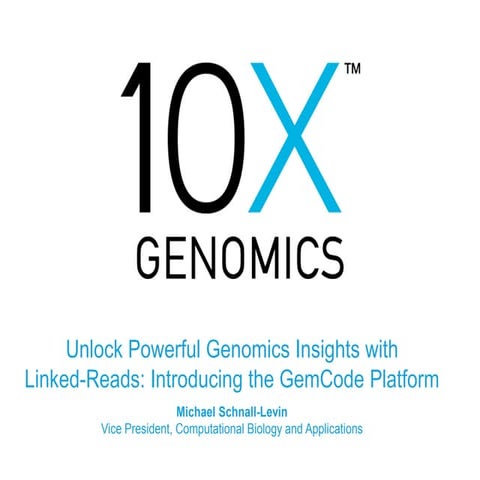 Aug2015 analysis team 04 10x genomics