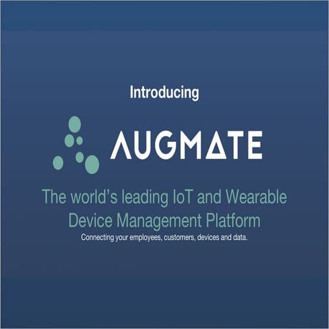 Augmate Wrist Wearable Solution