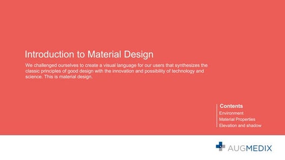 Material Design Presentation | PPTX | Desktop Publishing | Computer ...