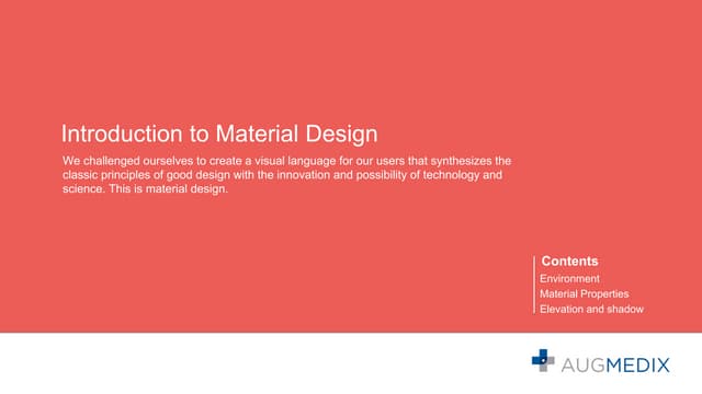 Introduction to Material Design